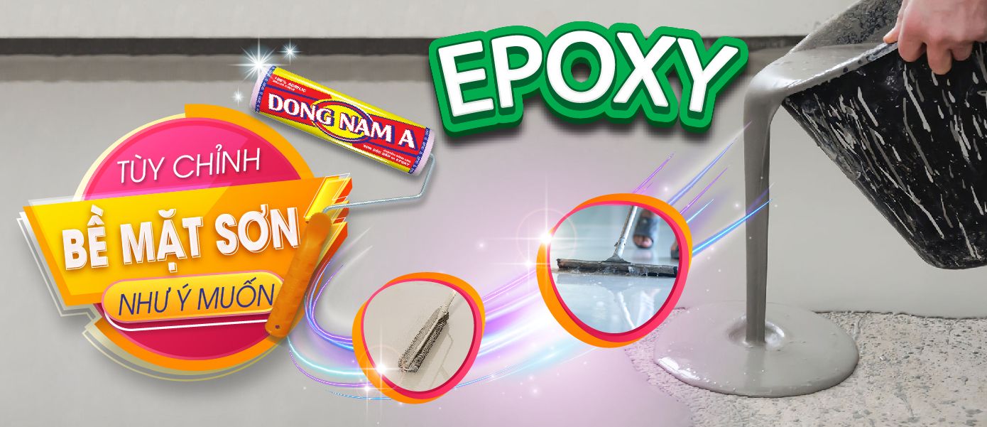banner cọ lăn Đông Nam Á Epoxy