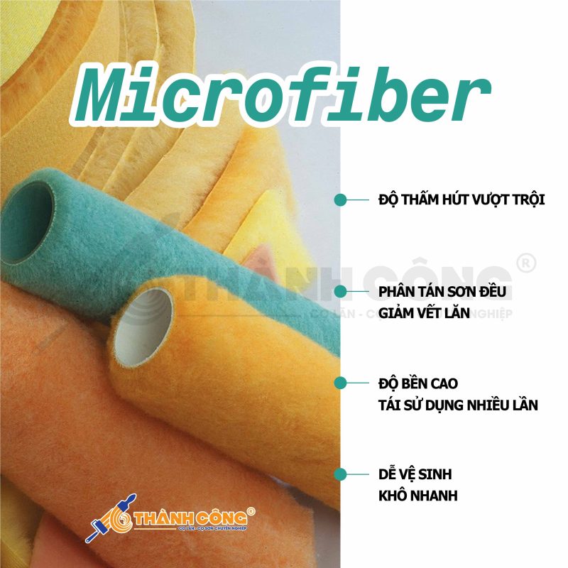 Ưu điểm vượt trội của vải cọ lăn Micro Fiber